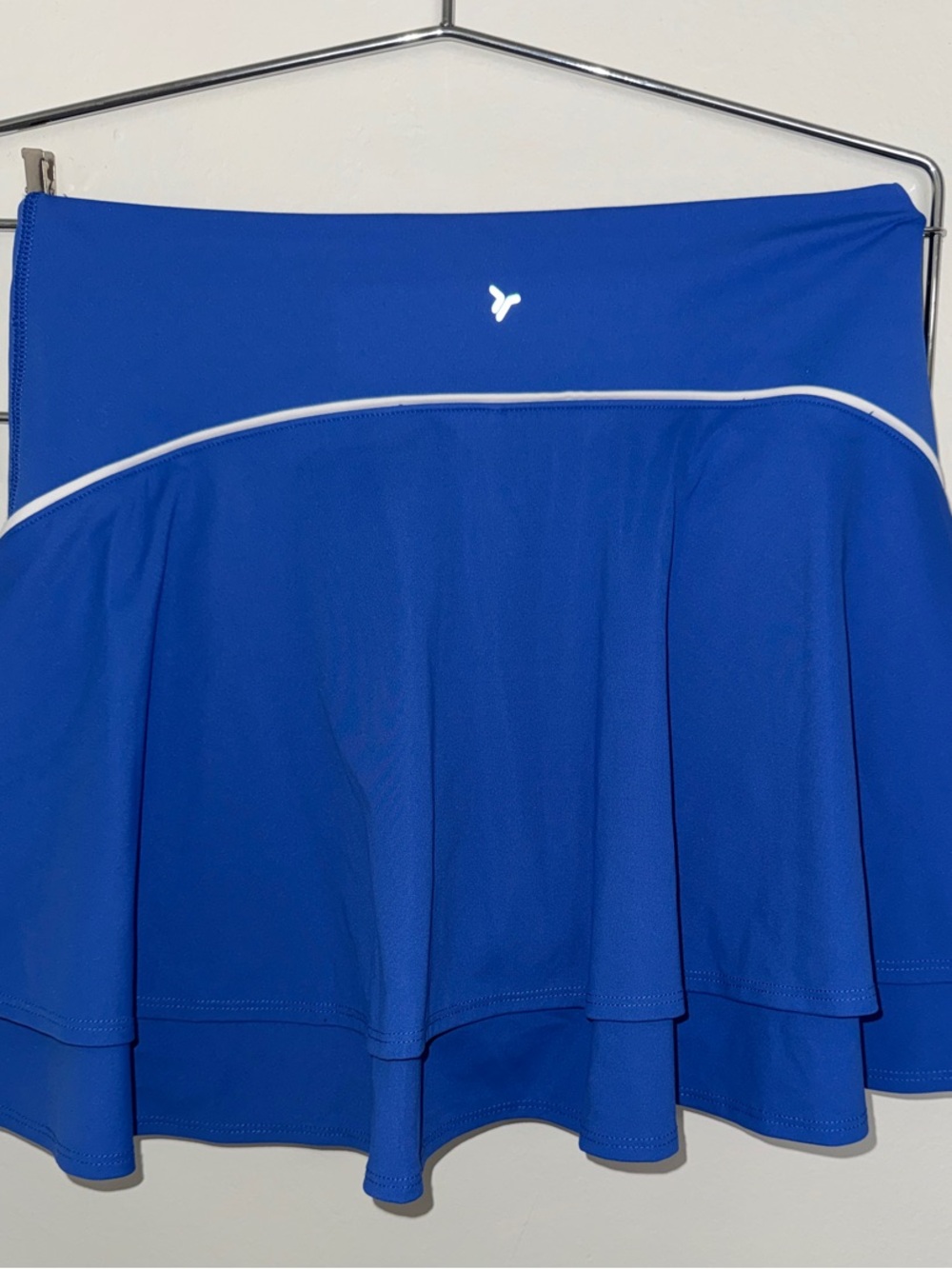 Old Navy Royal Blue Skater Tennis Skirt with White Piping